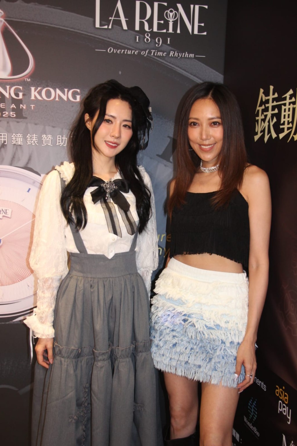 菊梓喬、鍾舒漫出席慈善晚宴。