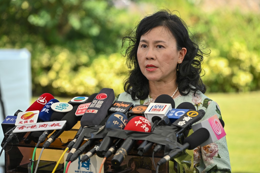 陳美寶表示,隨粵艇南下實施,有助推動兩地跨境及消閒活動。 陳美寶表示,隨粵艇南下實施,有助推動兩地跨境及消閒活動。