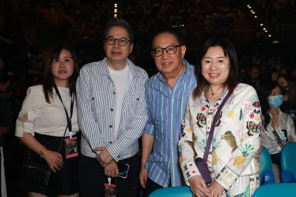 主辦之一張國林和梅小青及劉家豪捧場。