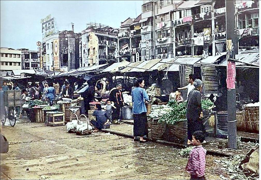 1960年鵝頸橋街市