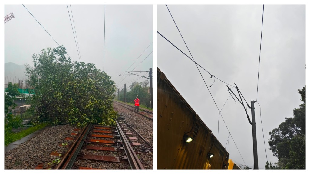 东铁线个别地方曾出现跳电 太和站架空电缆受损