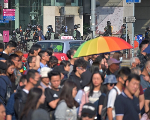 去年12月網民發起尖沙嘴毋忘初心大遊行。資料圖片