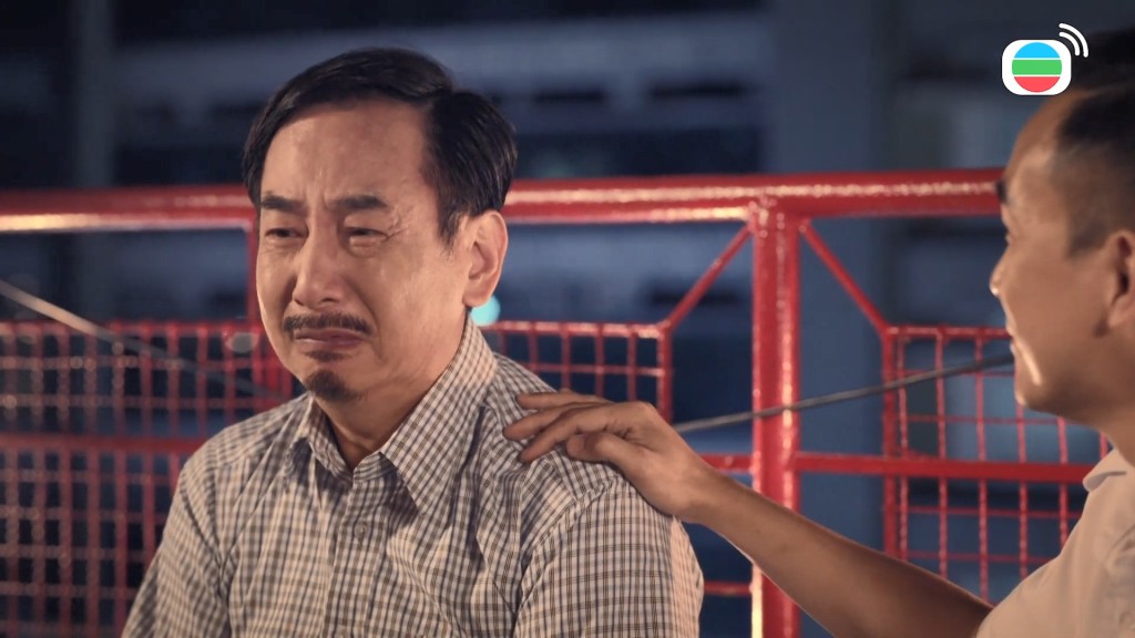 Rocky拍一拍蔣志光的膊頭表示一定會記住！