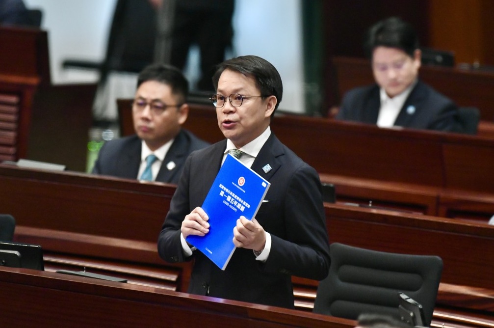 民建聯主席陳克勤。 民建聯主席陳克勤。