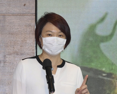 民建联将举办辩论擂台，供人才库的成员参加辩论，包括主席李慧琼。资料图片