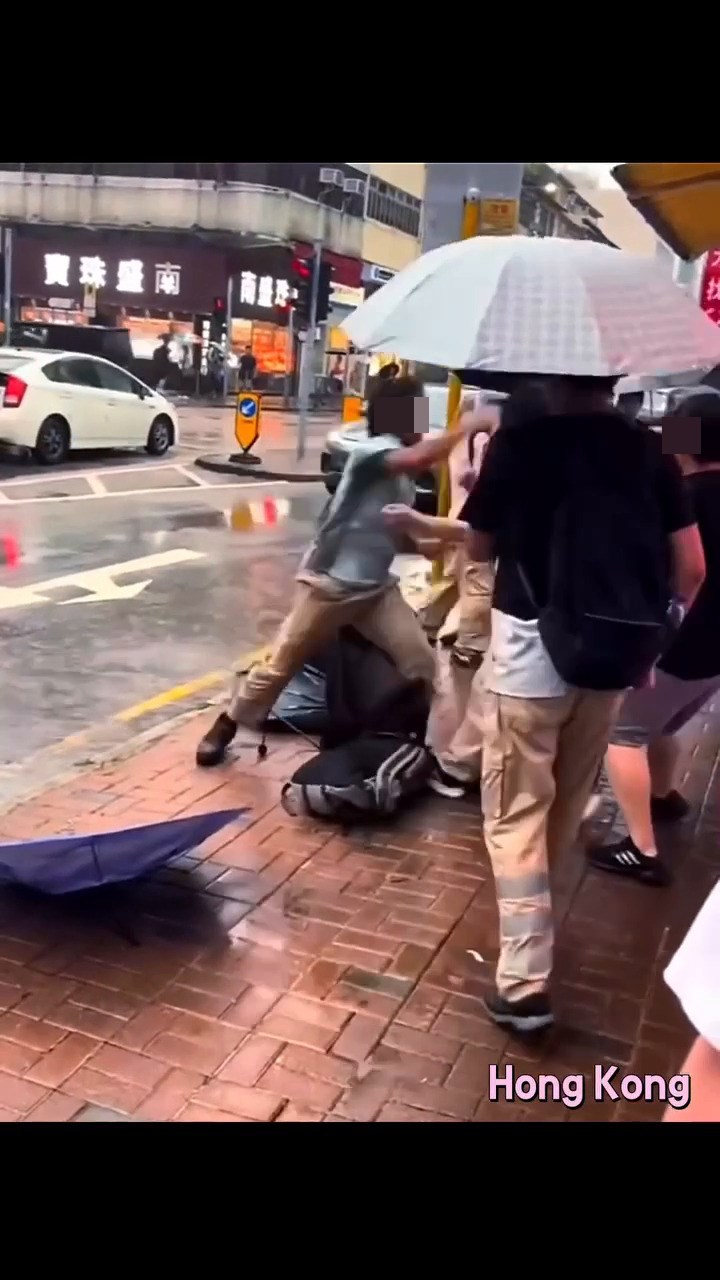 街頭格鬥。fb截圖 街頭格鬥。fb截圖