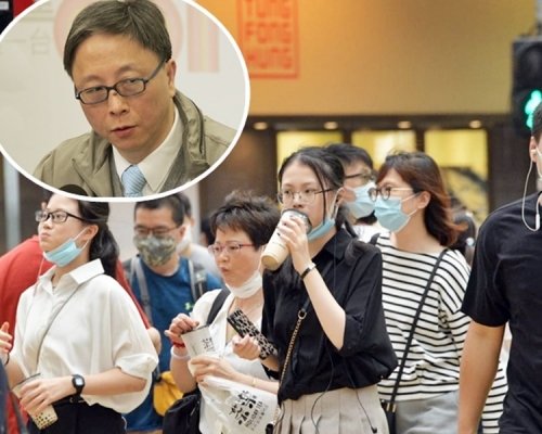 何栢良(小圖)認為應每日至少做1000至2000個檢測。資料圖片