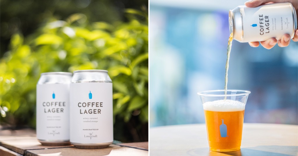 Blue Bottle Coffee與精釀拉格啤酒品牌H.K. Lovecraft合作釀製Coffee Lager。