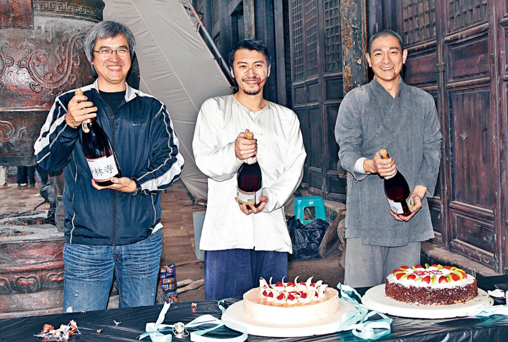 陈木胜与霆锋、华仔合作《新少林寺》,霆锋视其为恩师,华仔就叹人生无常。