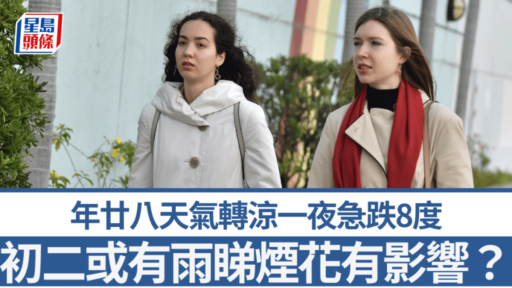 天文台|年廿八天氣轉涼 一夜急跌8度 初二初三或有雨