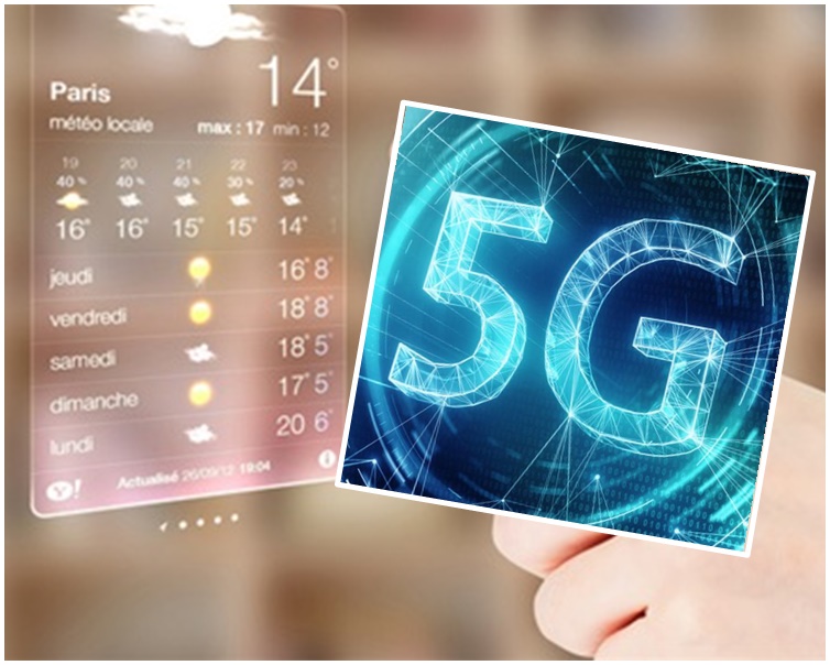 5G网络使用的射频可能会干扰气象卫星观测地球的能力。网图