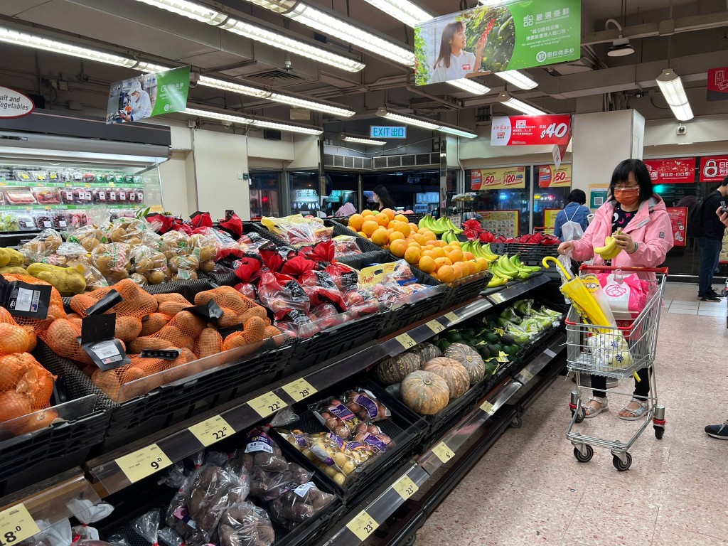 堅尼地城一帶超市未見搶購潮。