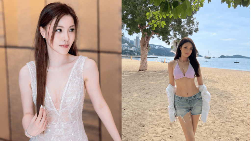 港姐冠軍宋宛穎孖生妹擁玲瓏曲線  火辣比堅尼晒逼爆上圍  胞姊挺豐滿上圍亂入