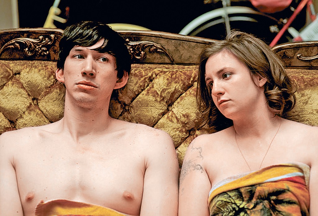 Lena與阿當在6季《紐約叻女》中飾演離離合合的情侶，並有大量親密戲。