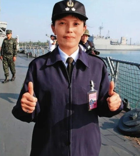 尤镱濂曾作为台湾第一名女舰长被媒体关注。