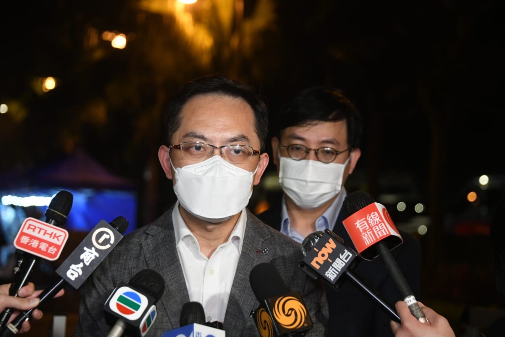 衞生防護中心總監林文健。