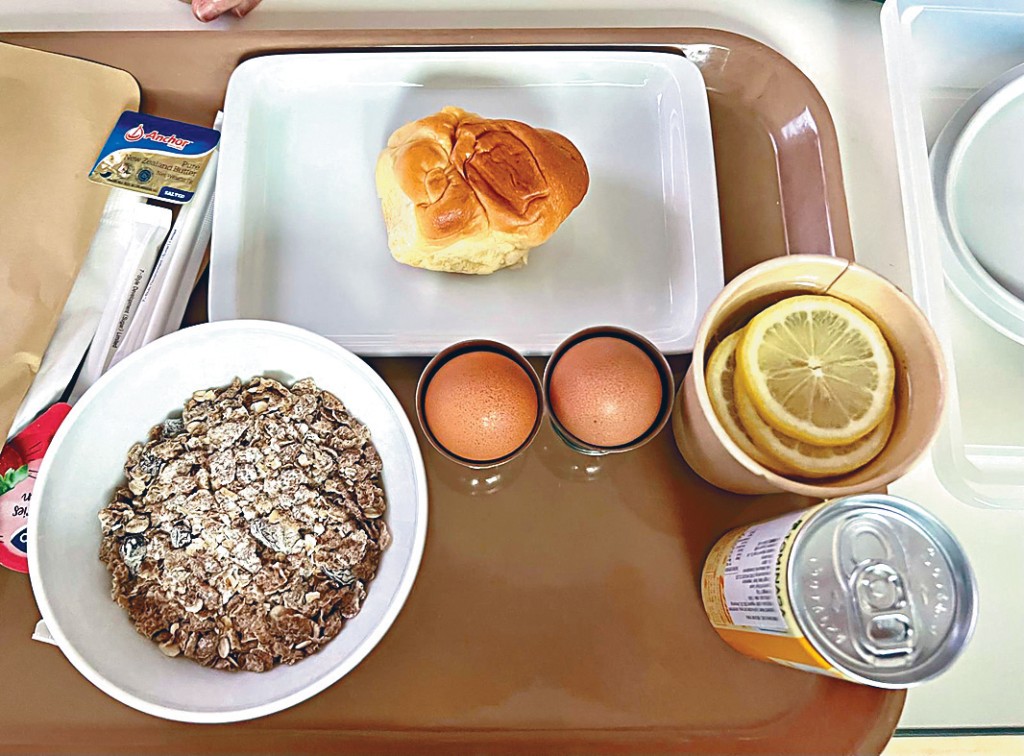 醫院餐廳的健怡早餐 醫院餐廳的健怡早餐