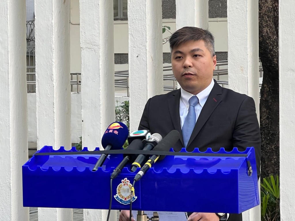 警方新界北總區科技及財富罪案組高級督察葉穎豪。