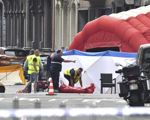 比利時兩警員和一途中被殺。AP