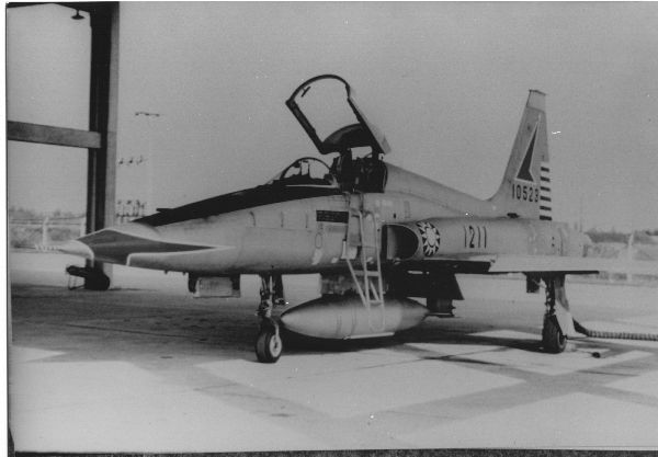 台军早期装备的F-5战机。