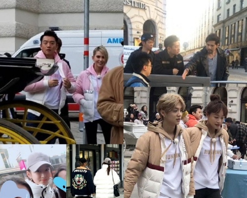 周杰伦现场陪伴昆凌跟郑恺在维也纳街头进行任务；鹿晗拍节目以外时间，就眼关晓彤上街拍拖。