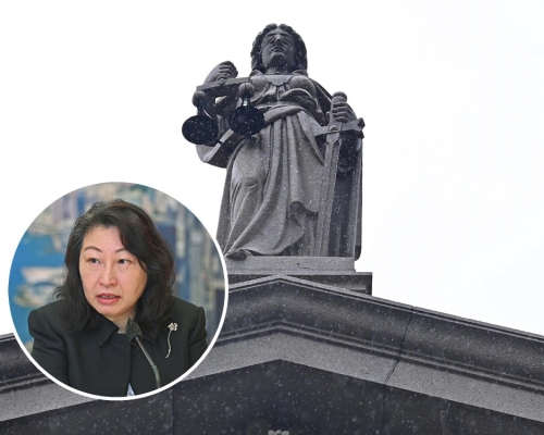 律政司長鄭若驊不評論馬家健販毒上訴案檢控工作,強調律政司不偏不倚。資料圖片