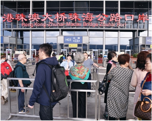 港珠澳大橋珠海口岸。資料圖片