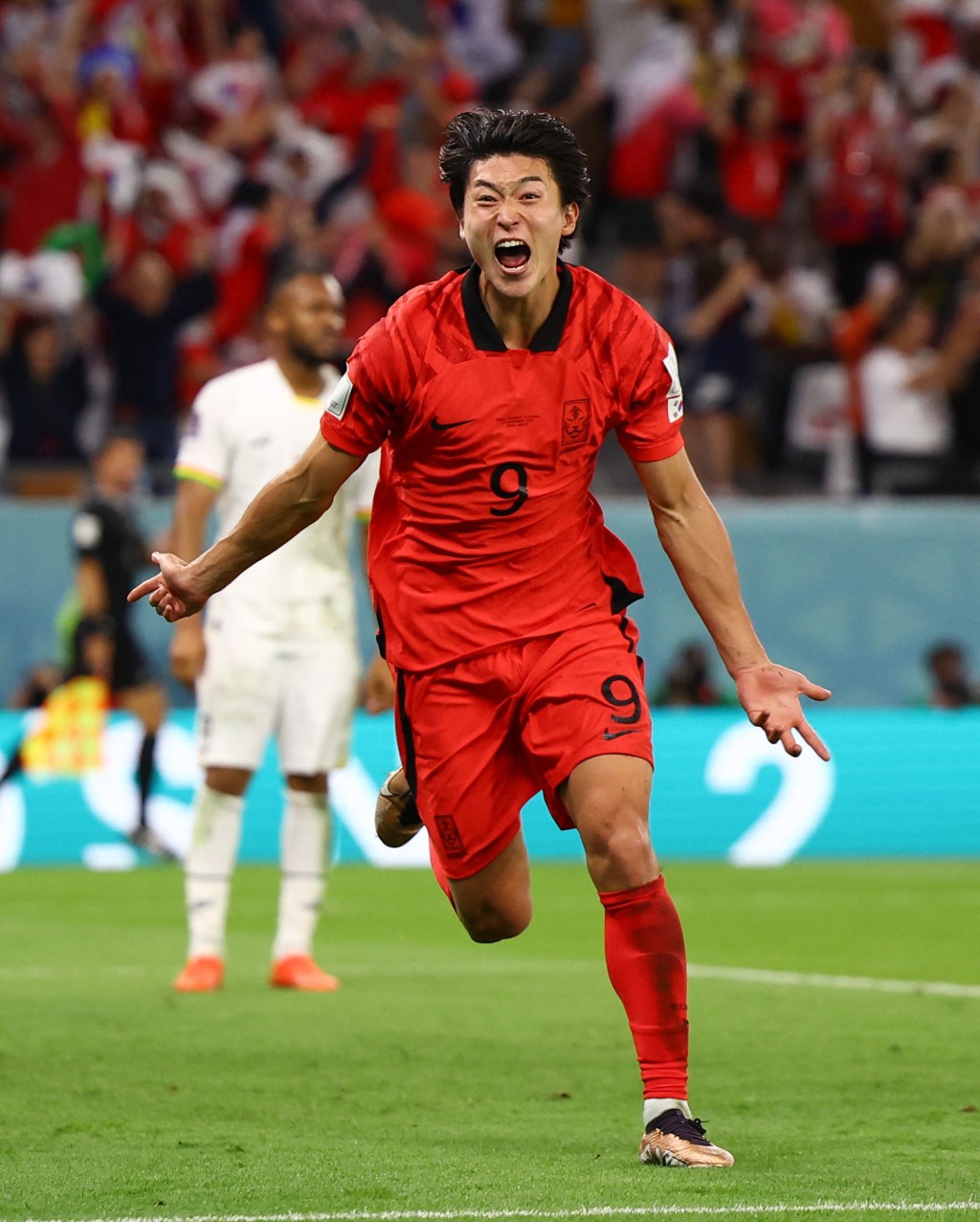 南韓前鋒曹圭成和美國隊長泰拿阿當斯，都在今屆世界盃嶄露頭角。Reuters