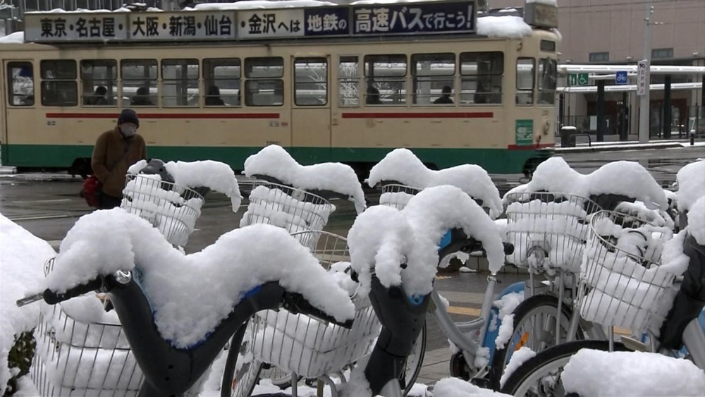 北海道多地創下入冬以來的單日最低氣溫。互聯網圖片