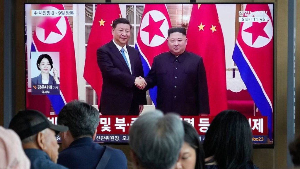 習近平自2019年後，於今日再次訪問北韓。資料圖片。美聯社