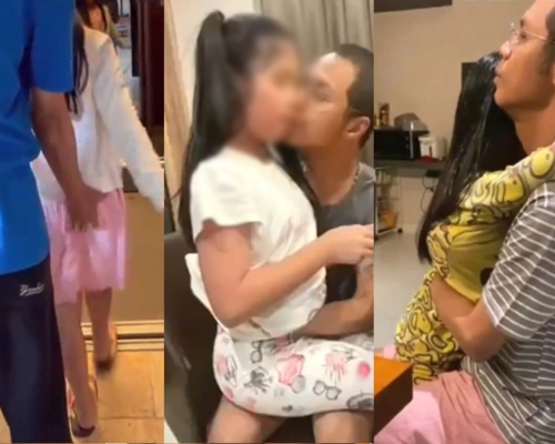 泰國音樂人賈卡瓦爾對女兒行為太過親暱，引起「獸父」的質疑。 （網上圖片）