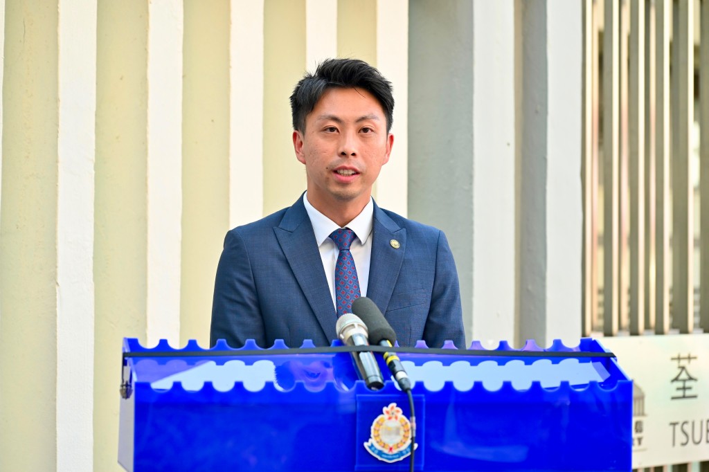 財富情報及調查科高級督察孫俊傑。 財富情報及調查科高級督察孫俊傑。