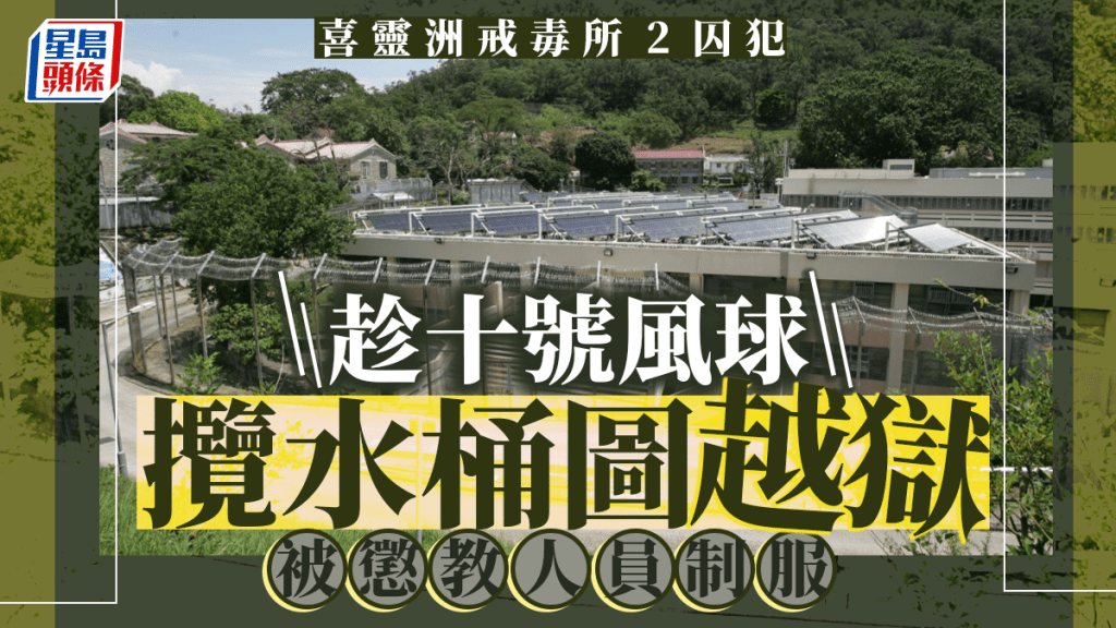 喜靈洲戒毒所兩男囚企圖越柙 懲教人員迅速制服