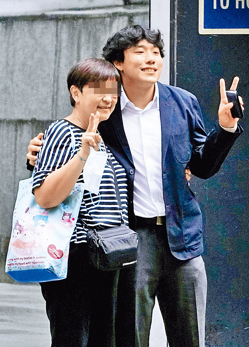 被判暴動罪成的其中3名被告倪倬傑。