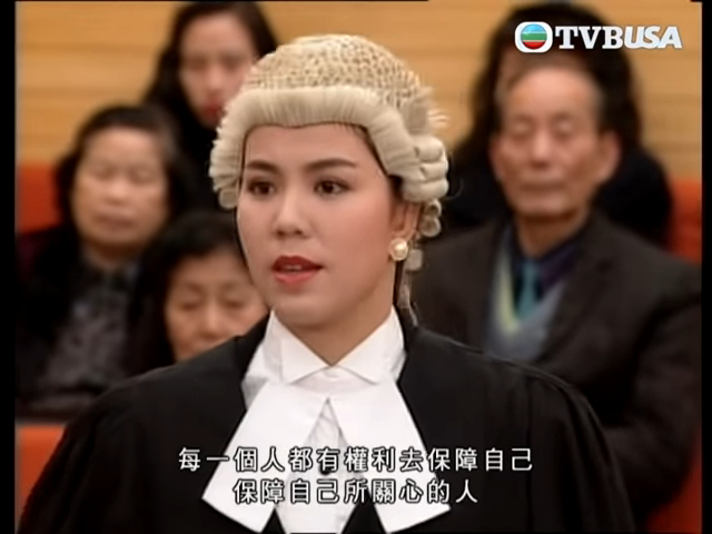 刘美娟曾于《壹号皇庭》系列饰演大律师江承宙（Helen）。