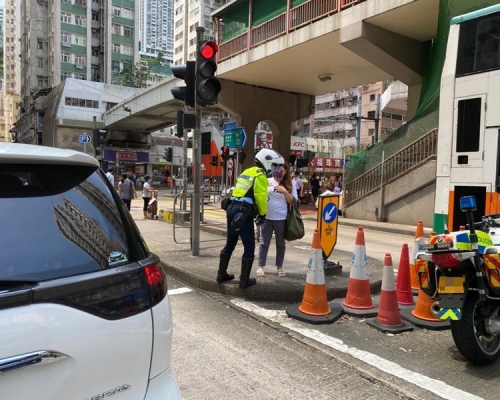 行動中警方共發出108張傳票。圖:警方提供