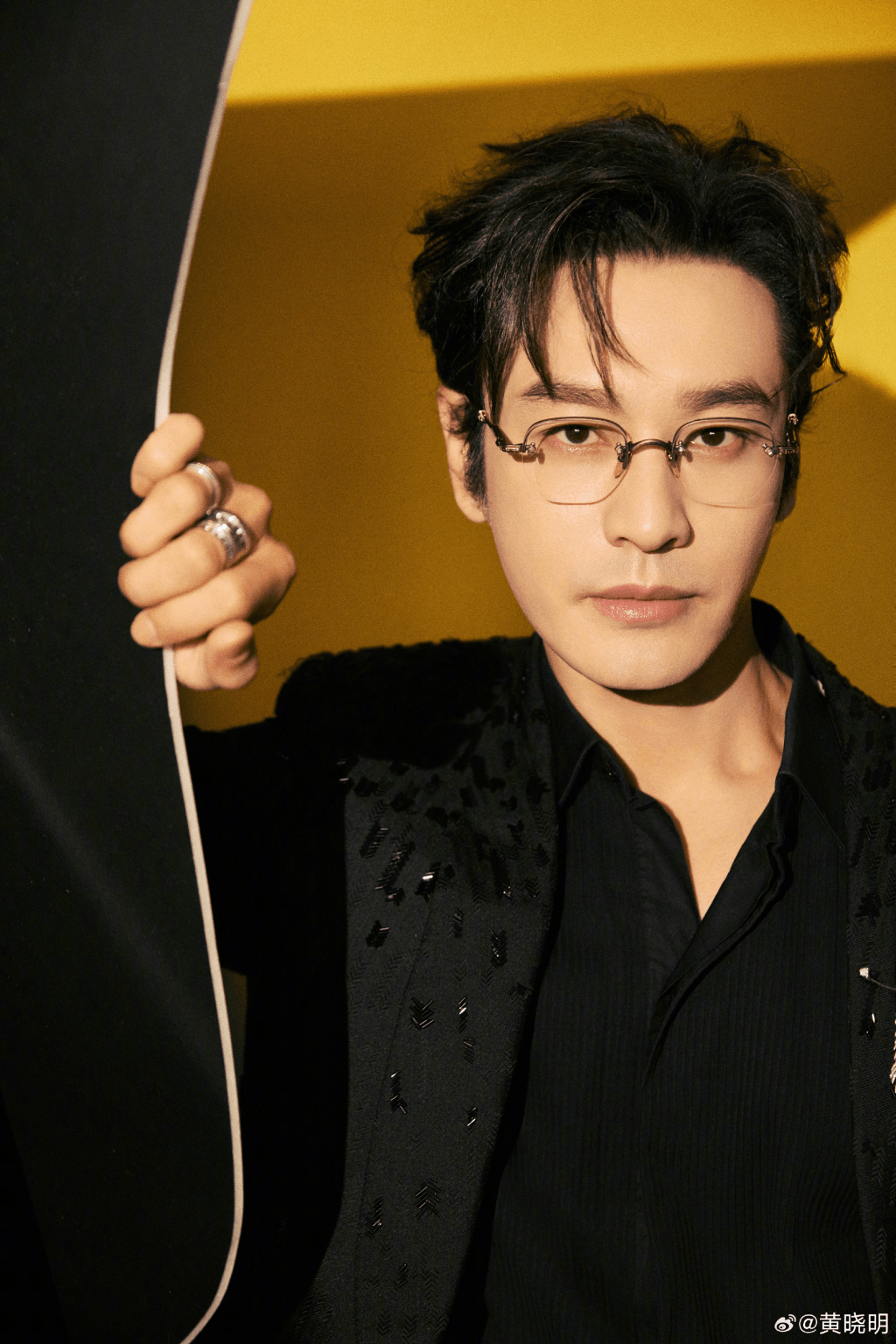 中國內地男演員黃曉明。 微博 中國內地男演員黃曉明。 微博