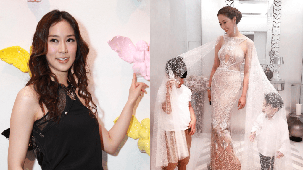 豪門少奶徐子淇仙氣現身  打扮突顯完美身形  面對兩年齡層人士舉動展超強親和力