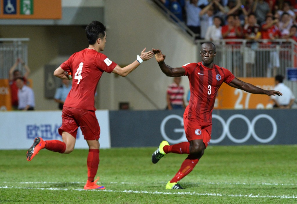 2015年,香港出戰世盃外,主場迎戰卡塔爾,港隊於比賽尾段連入兩球。 2015年,香港出戰世盃外,主場迎戰卡塔爾,港隊於比賽尾段連入兩球。