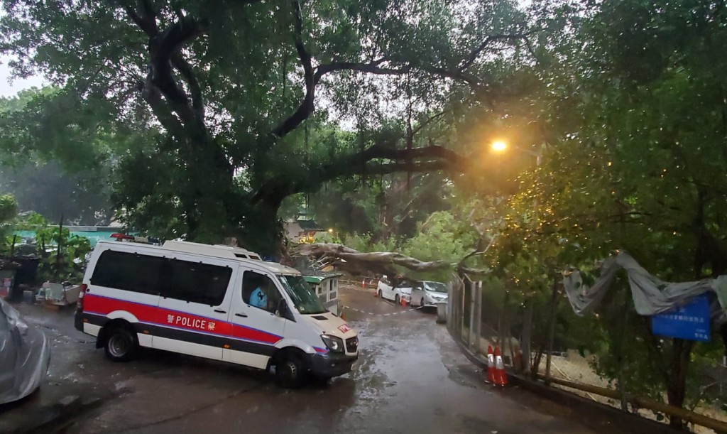 警方到場。 楊偉亨攝
