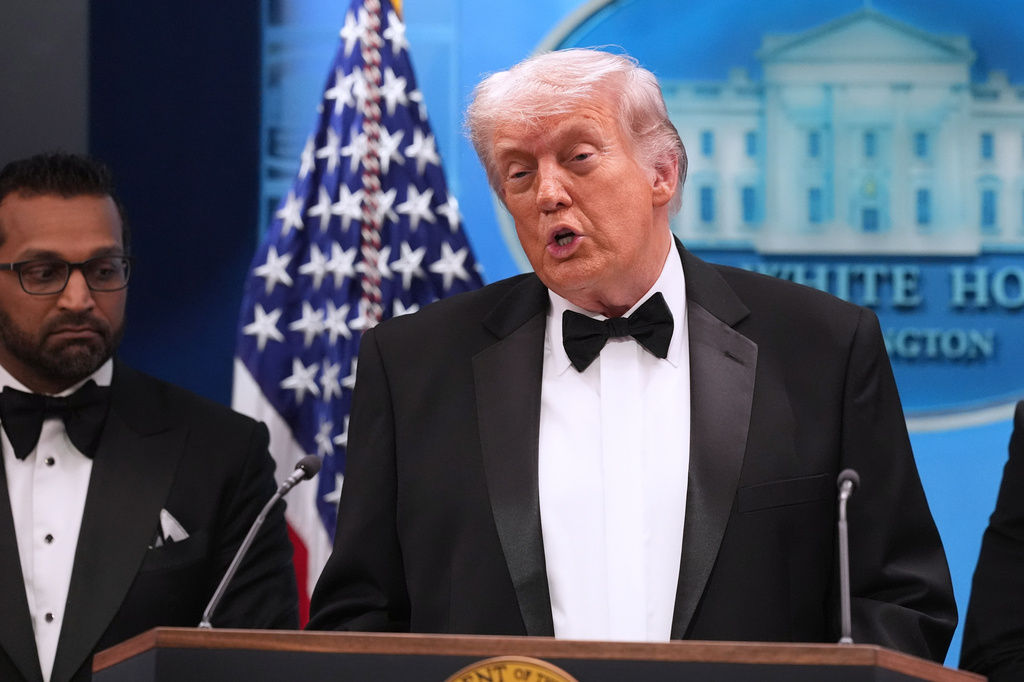 美國現任總統特朗普。美聯社