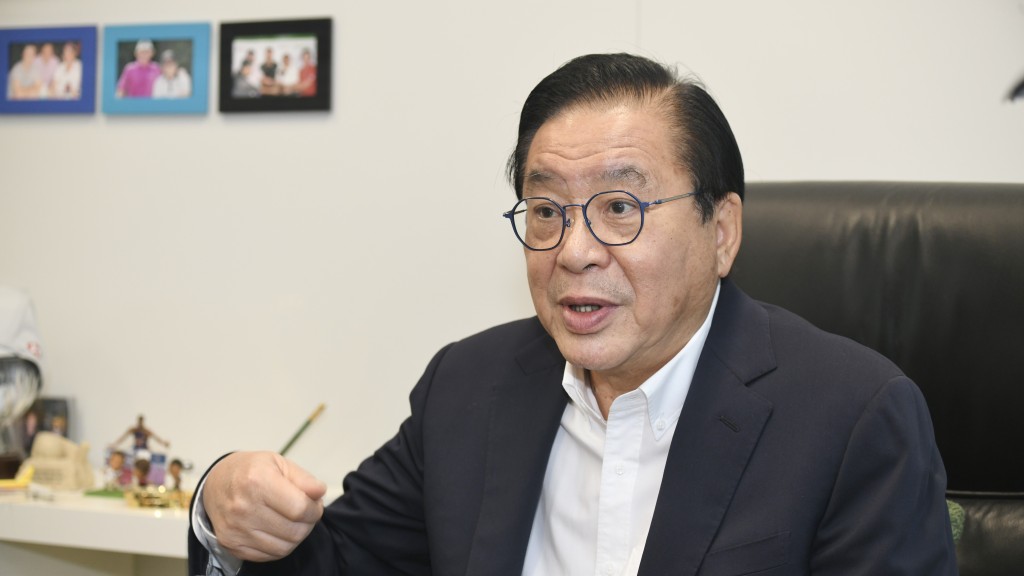 洪水橋產業園有限公司董事局主席林健鋒。 洪水橋產業園有限公司董事局主席林健鋒。