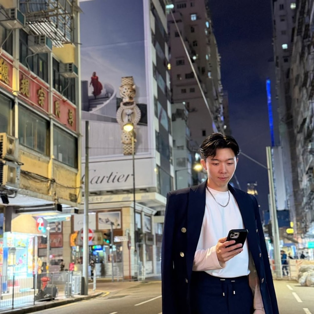 羅逸軒被指撞樣Edan呂爵安。 羅逸軒被指撞樣Edan呂爵安。