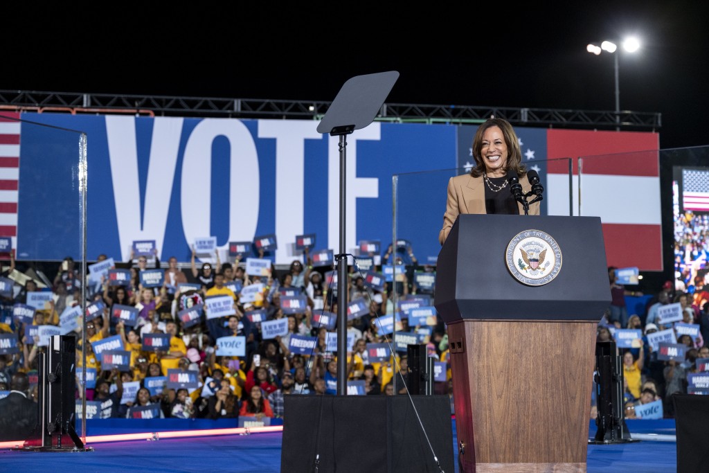 賀錦麗在大選期間得到許多支持聲音。（X@KamalaHarris）