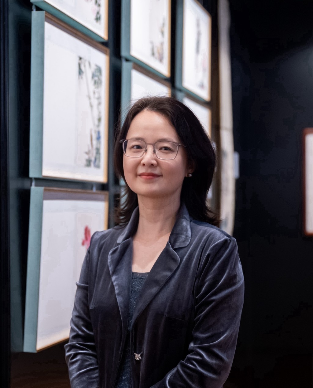香港邦瀚斯中國書畫部主管喬晶晶。