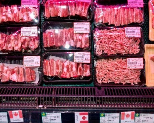 中国禁止第三间加拿大公司对华进口猪肉。（网图）