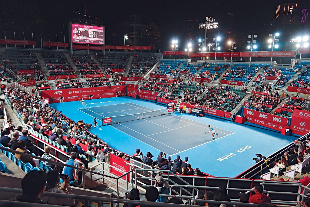 今年的香港网球公开赛入座率理想，今日决赛的门票一早售罄。
