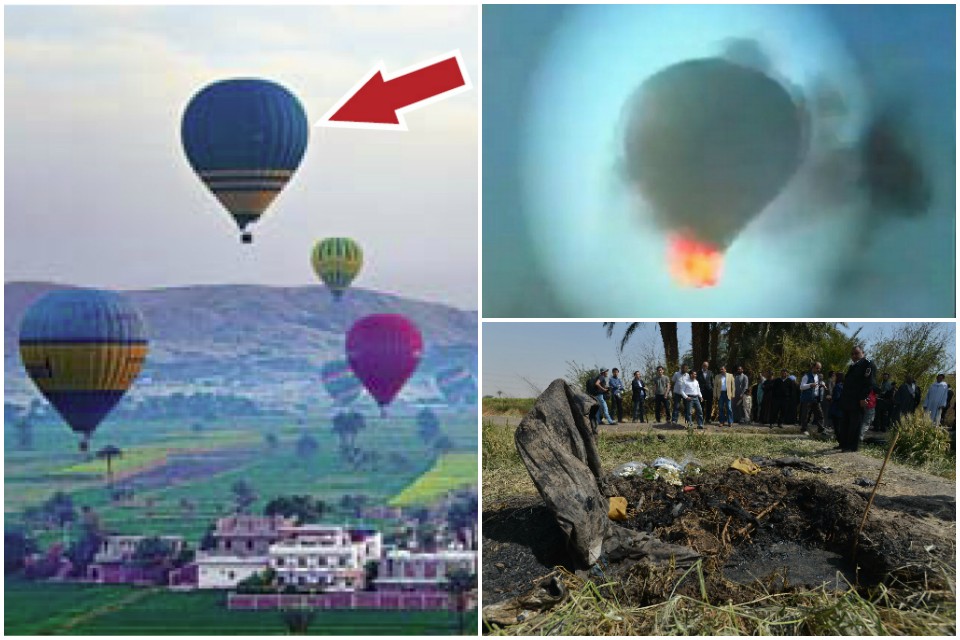 2013年热气球（红箭嘴）升高后突爆炸坠地，导致9名港人罹难。资料图片