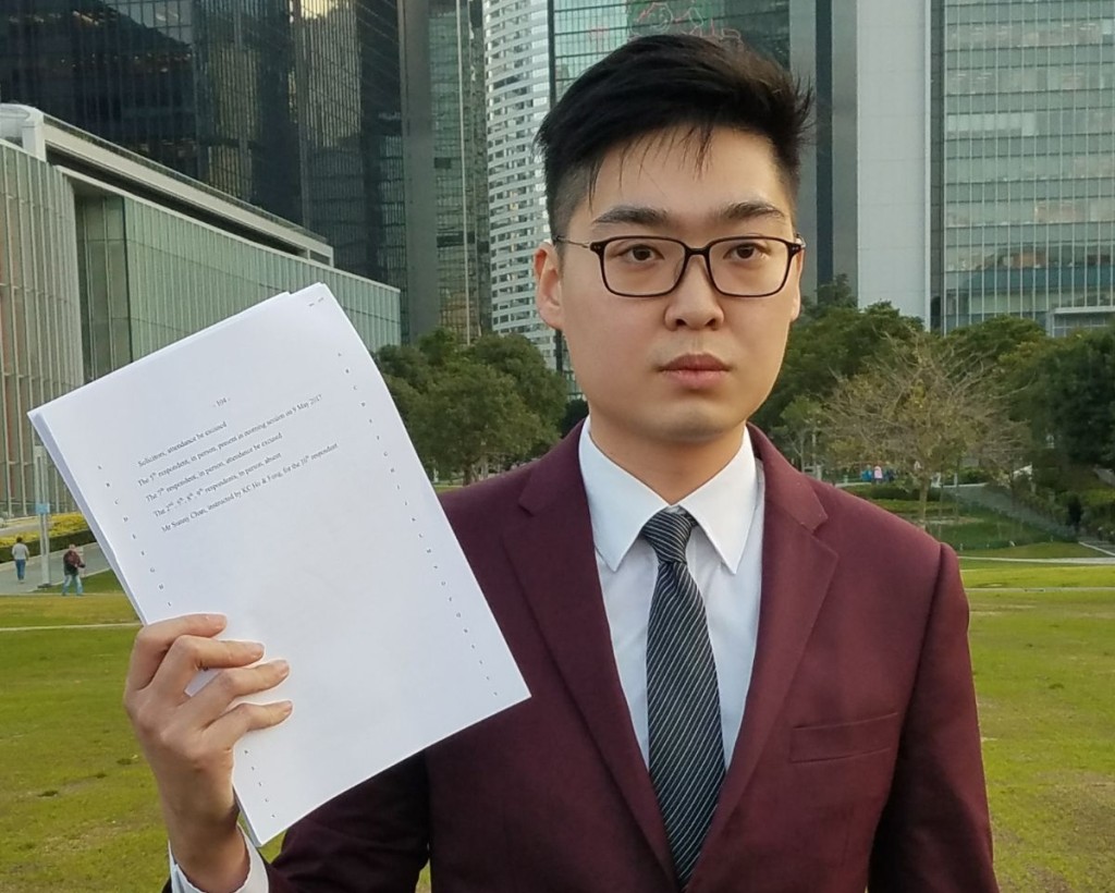 陳浩天稱與家人每日被跟蹤滋擾。資料圖片