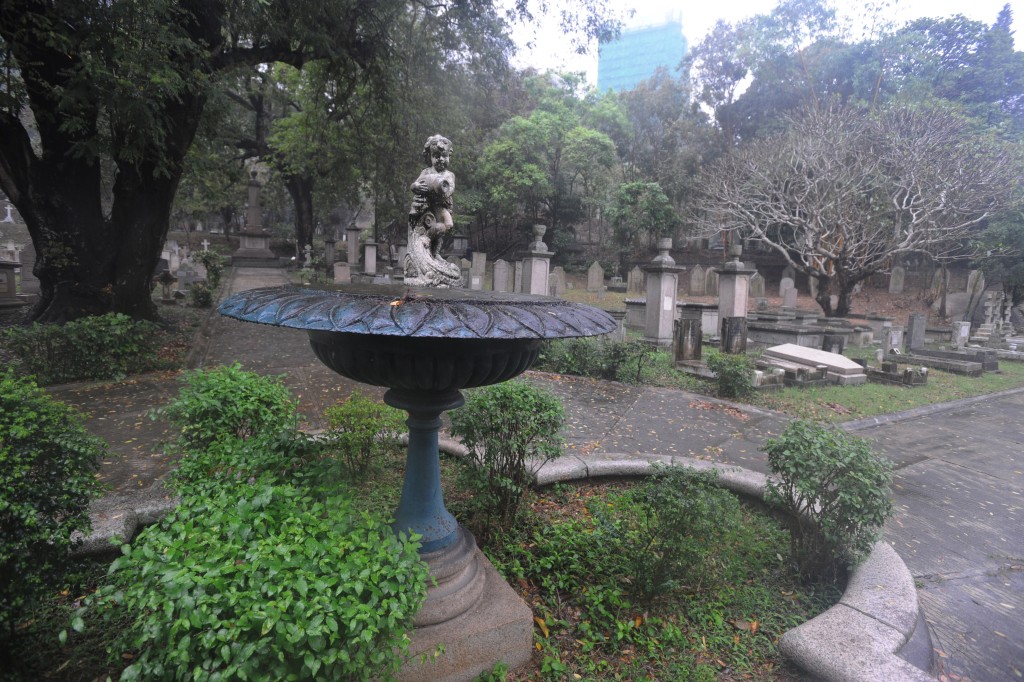 該噴泉為香港首座建造的噴水池。資料圖片